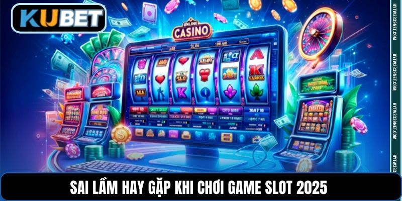 Sai lầm hay gặp khi chơi game slot 2025